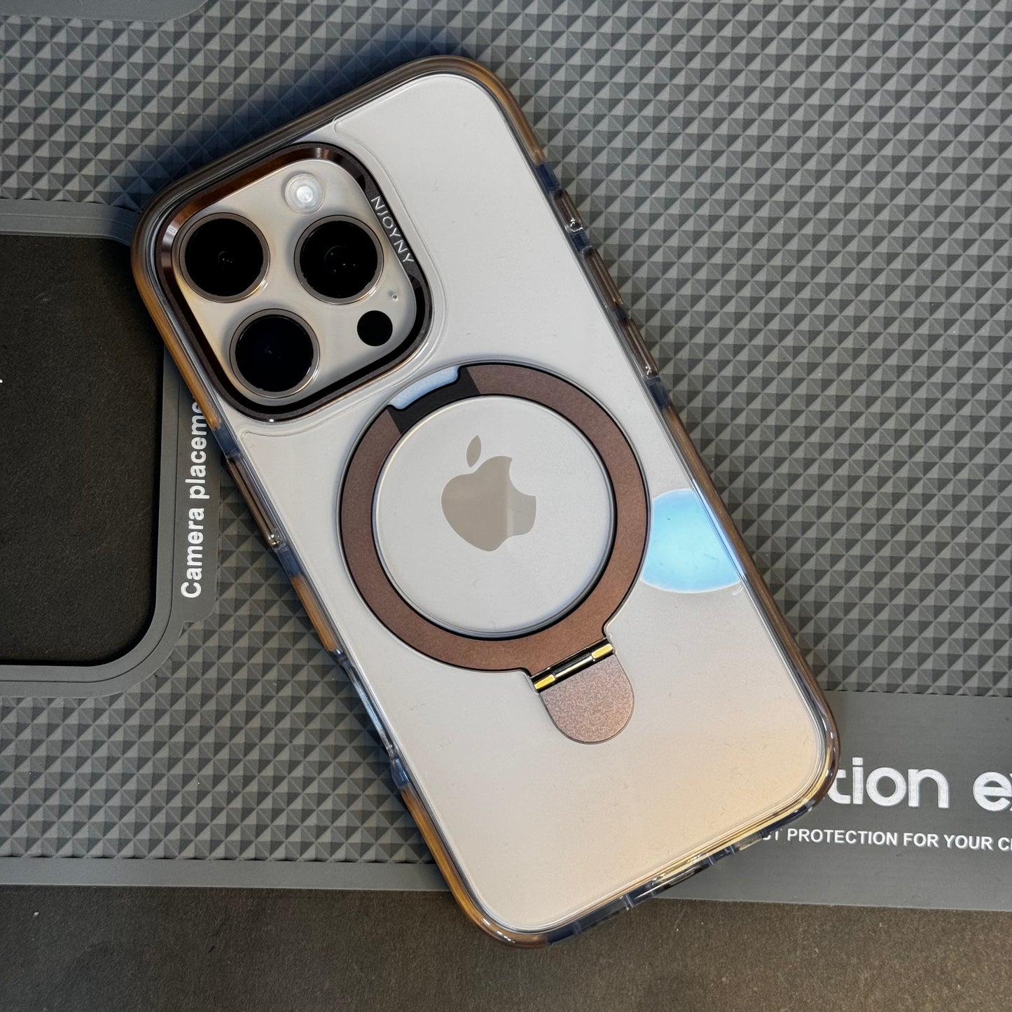 NJOYMY Magsafe Case With Stand 16 Pro, 16 Pro Max