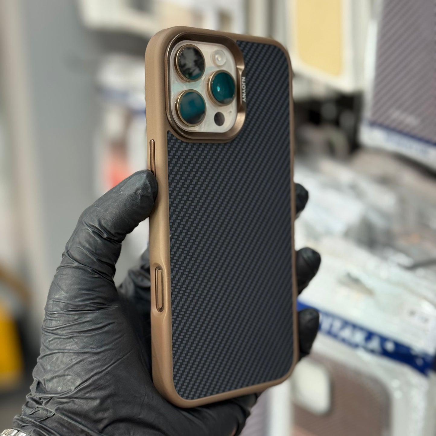 NJOYNY Carbon Fiber Case