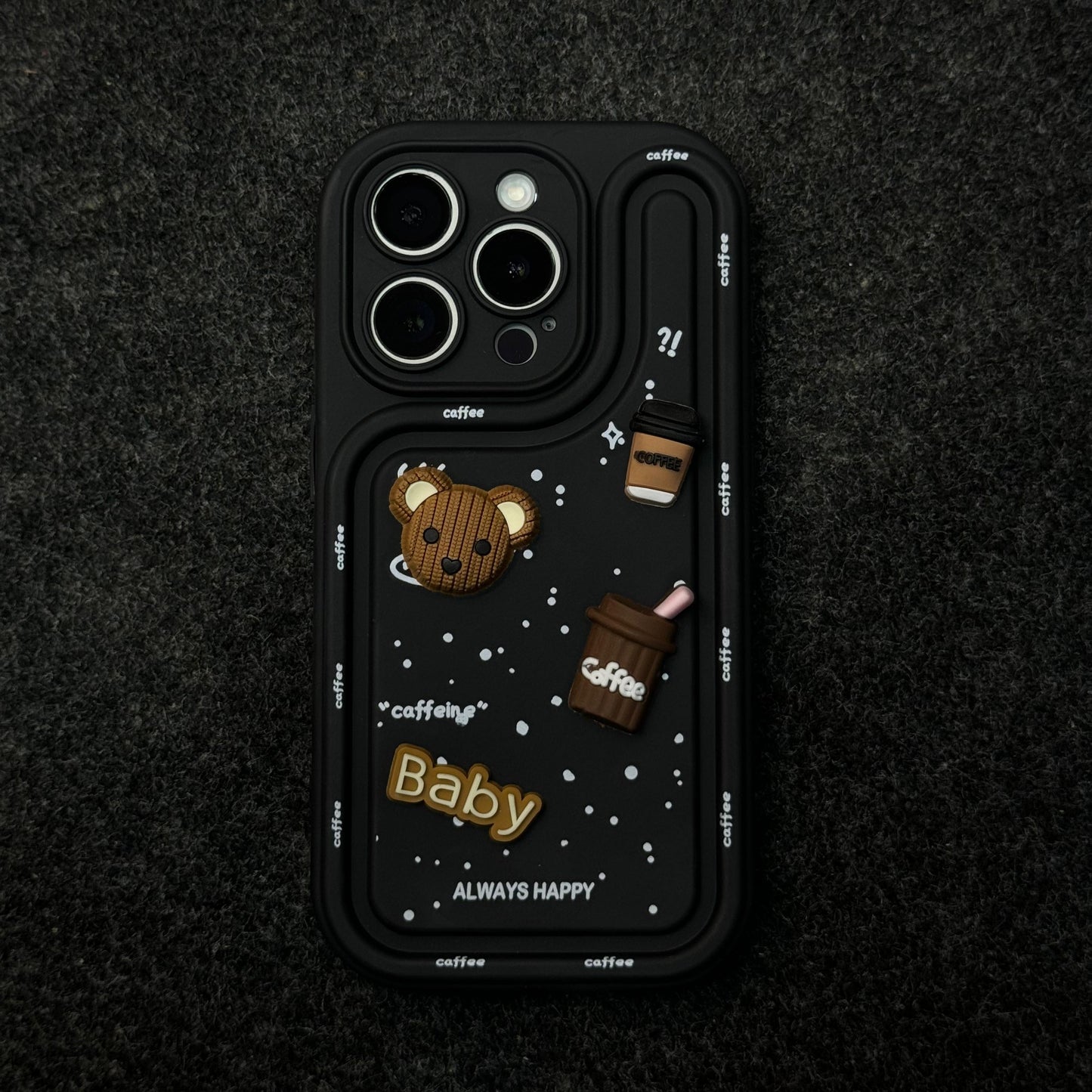 3D Cute Bear Soft Silicone Case