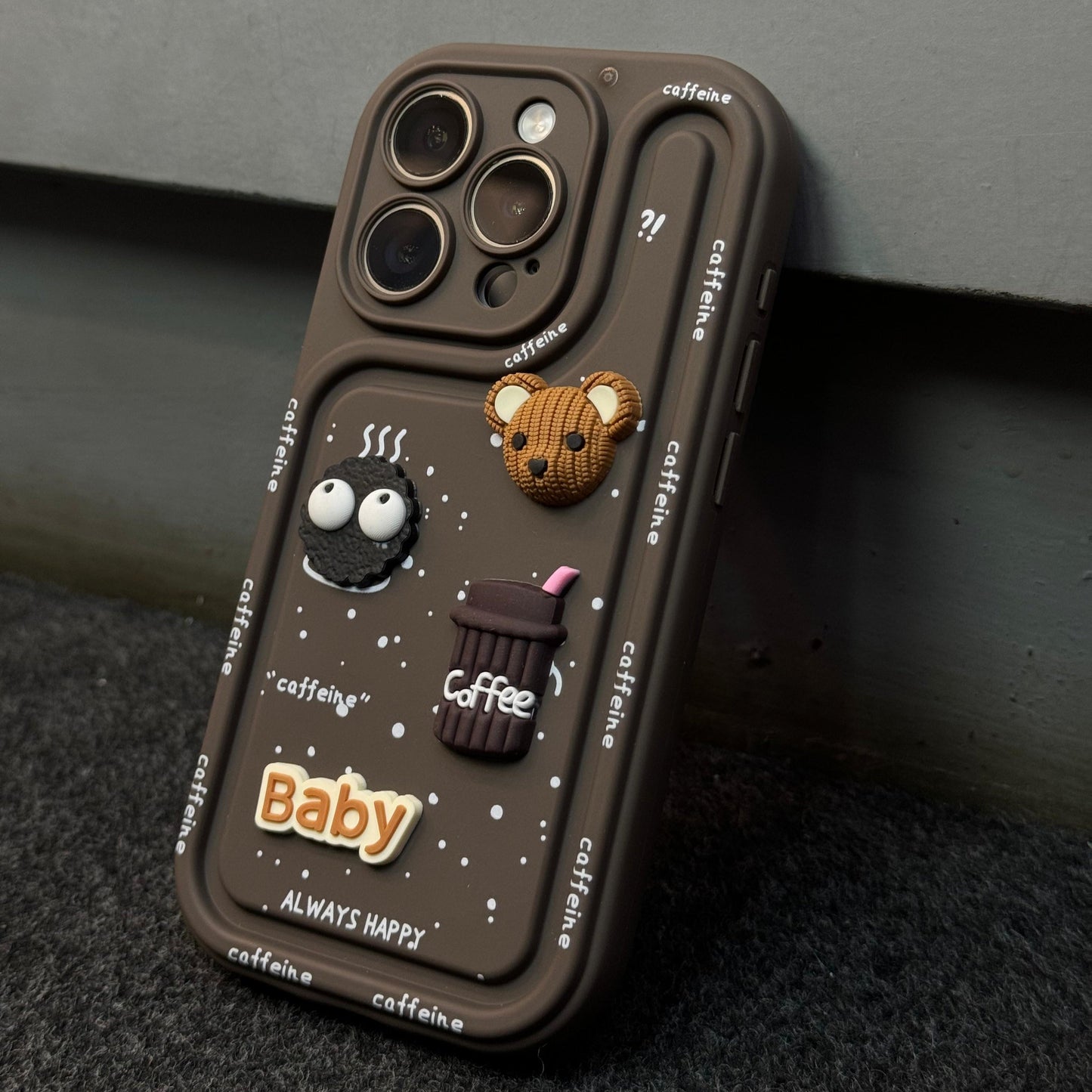 3D Cute Bear Soft Silicone Case