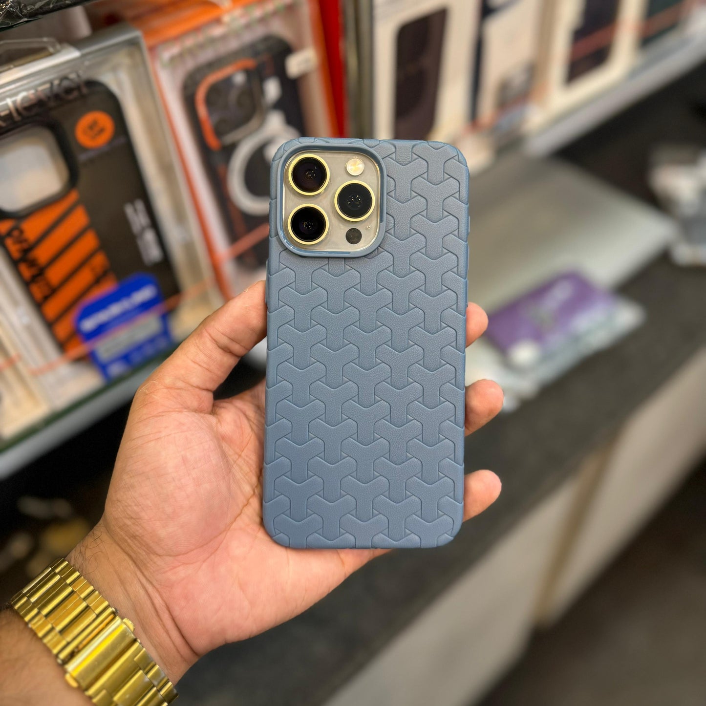 ZIGZAG Woven Silicone Super Soft Case