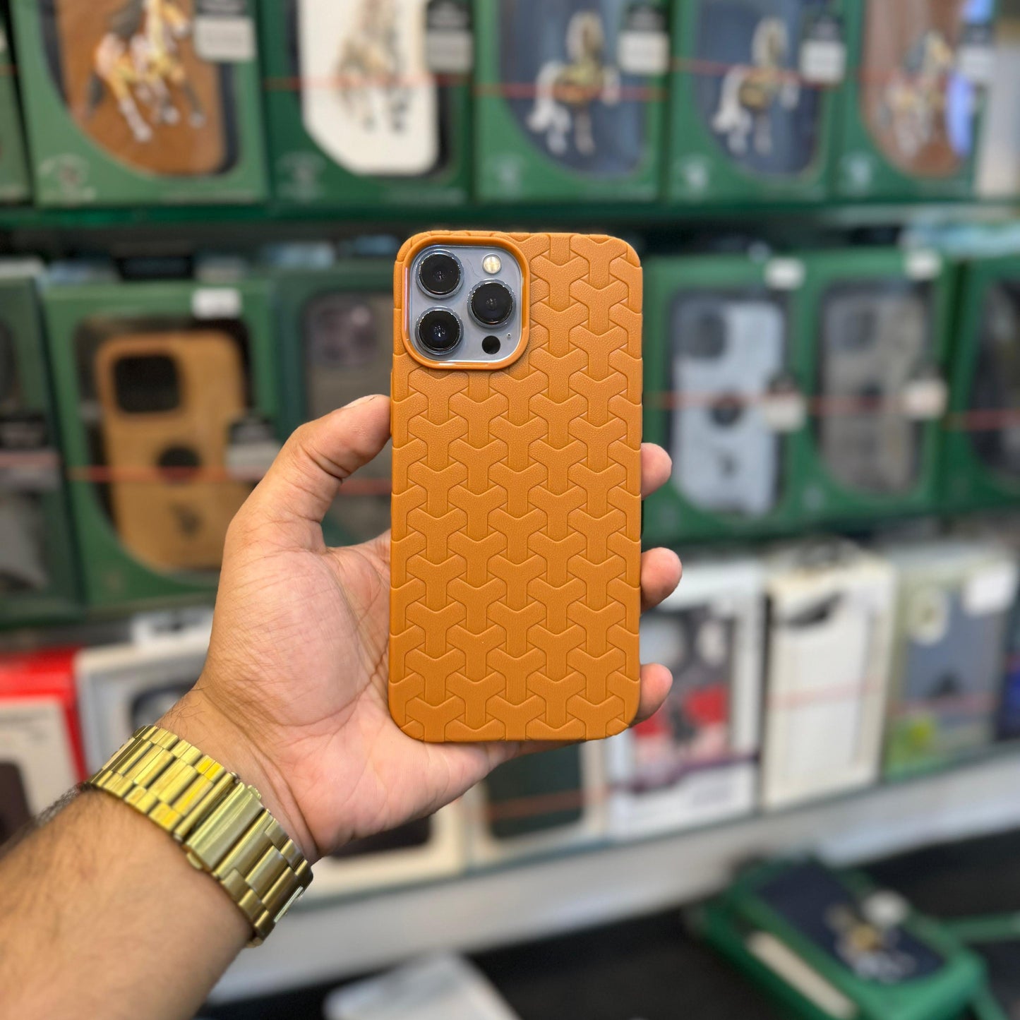 ZIGZAG Woven Silicone Super Soft Case